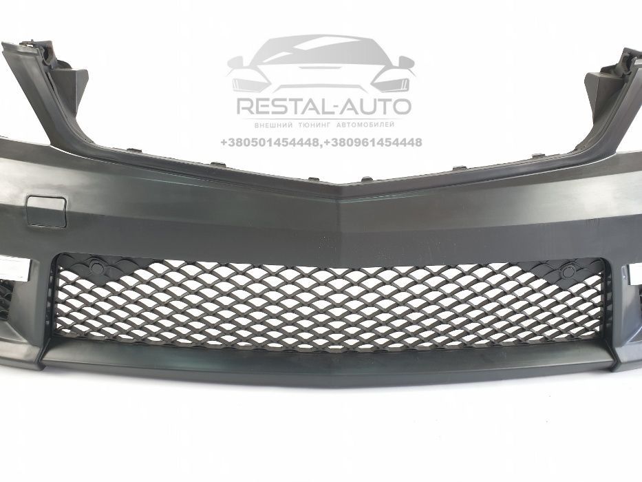 Обвес amg на мерседес C w204 11-13г C63 AMG Бампер решетка W204