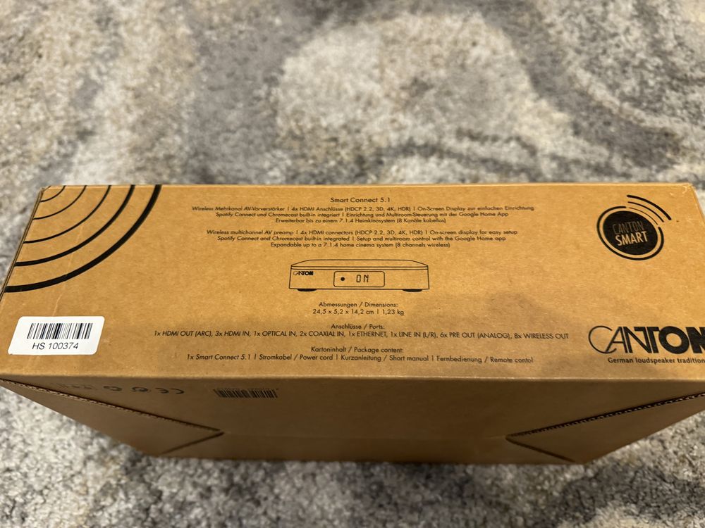 Przedwzmacniacz Canton Smart Connect 5.1