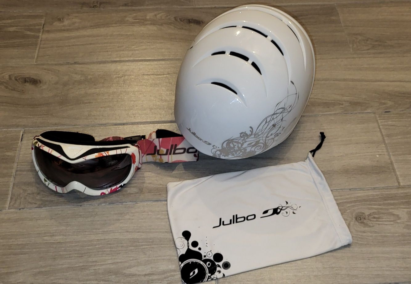 Narty Rossignol Diva 130 z butami + kask i gogle Julbo