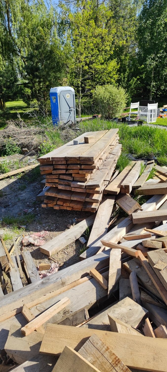 Drewno po budowie domu