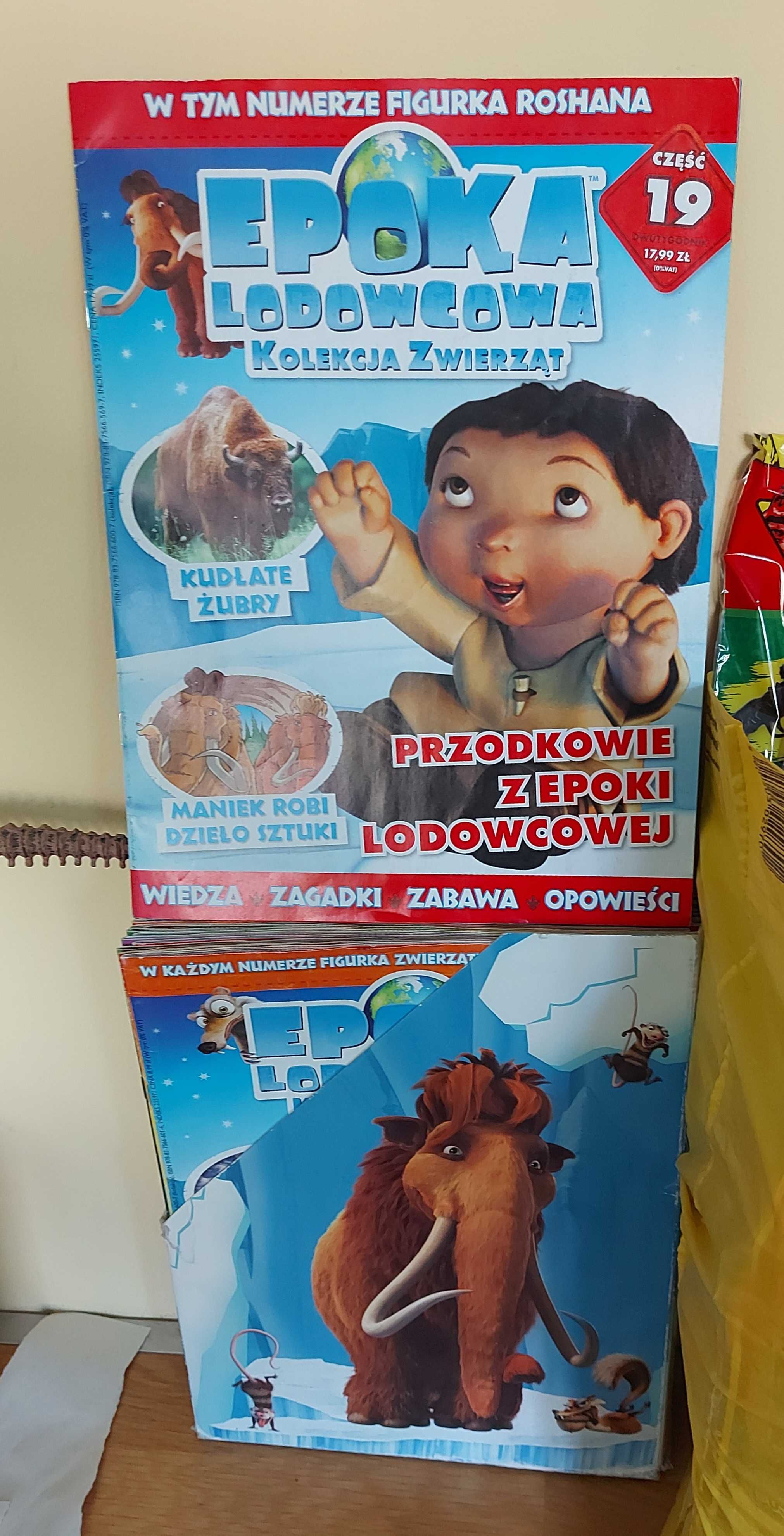 Kompletne Numery epoki lodowcowej kolekcji zwierząt