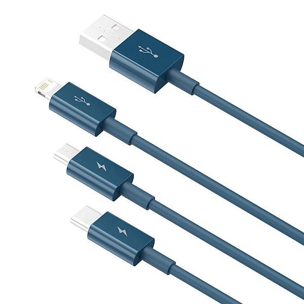 Baseus Superior 3w1 kabel USB - Lightning / USB Typ C / micro USB 3,5