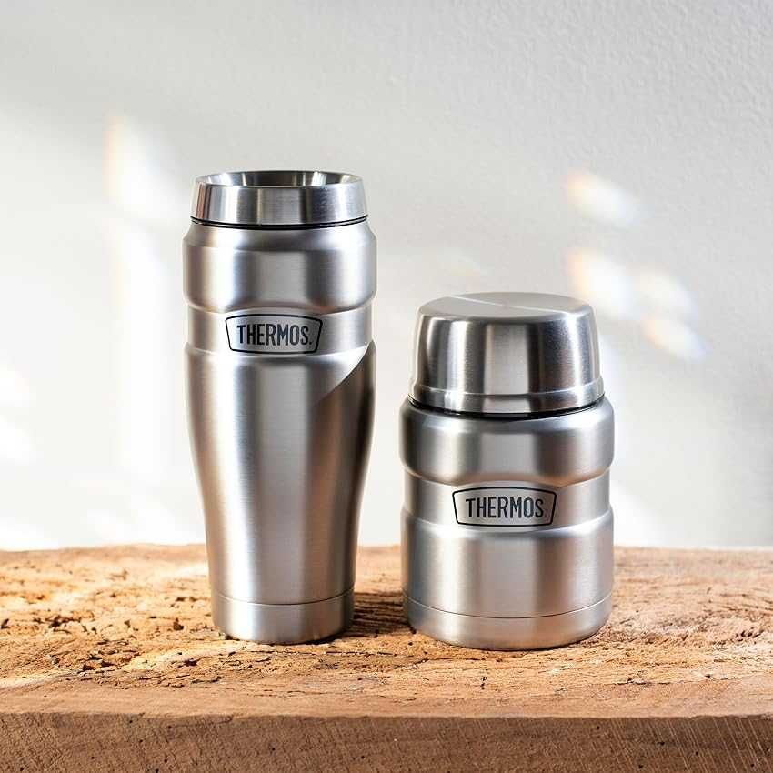 Термос THERMOS Stainless King, 473 мл, з ложкою
