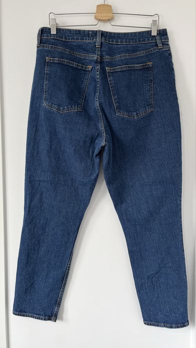 Abercrombie & Fitch spodnie jeans wysoki stan