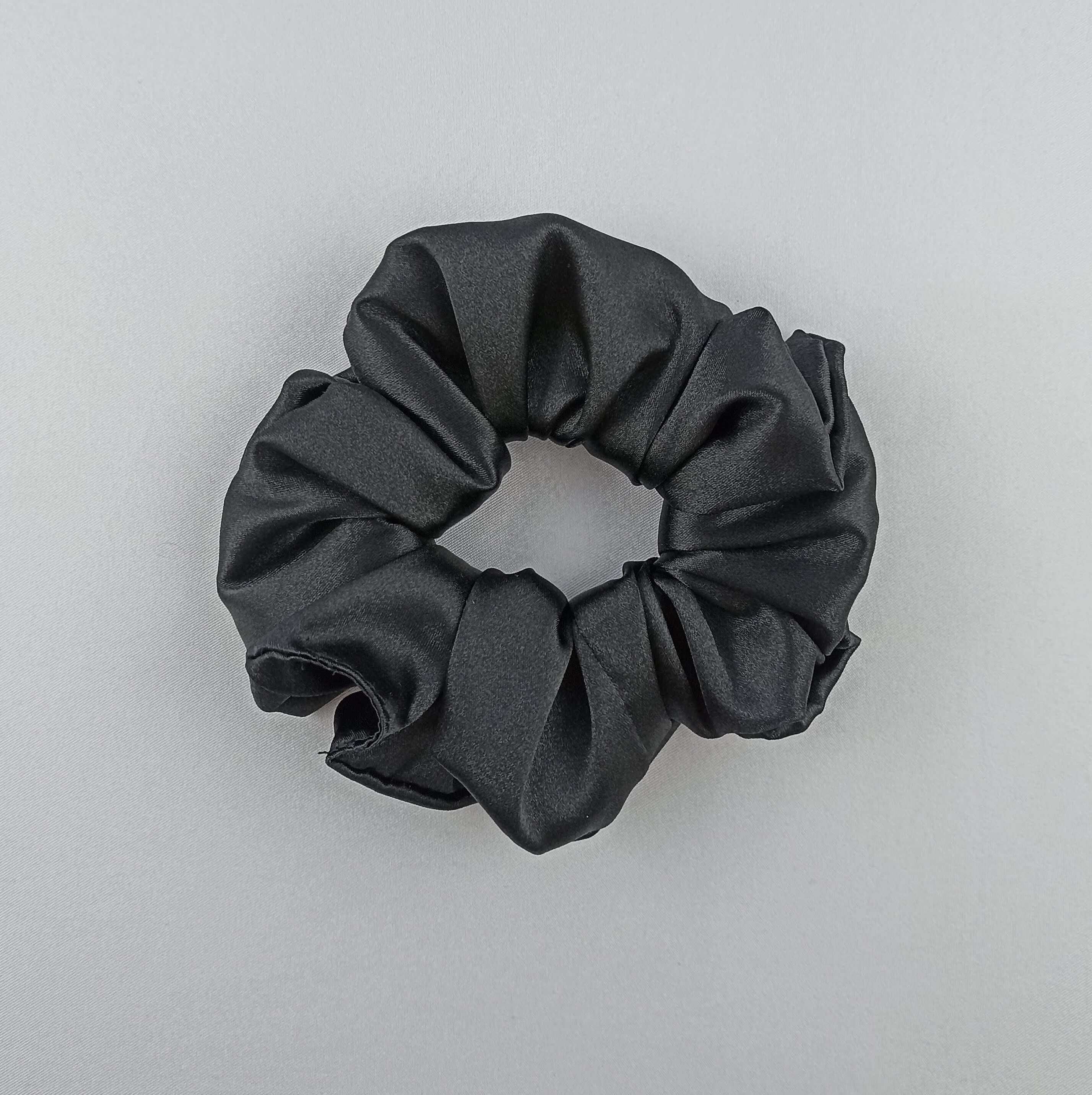 Gumka scrunchie czarna M