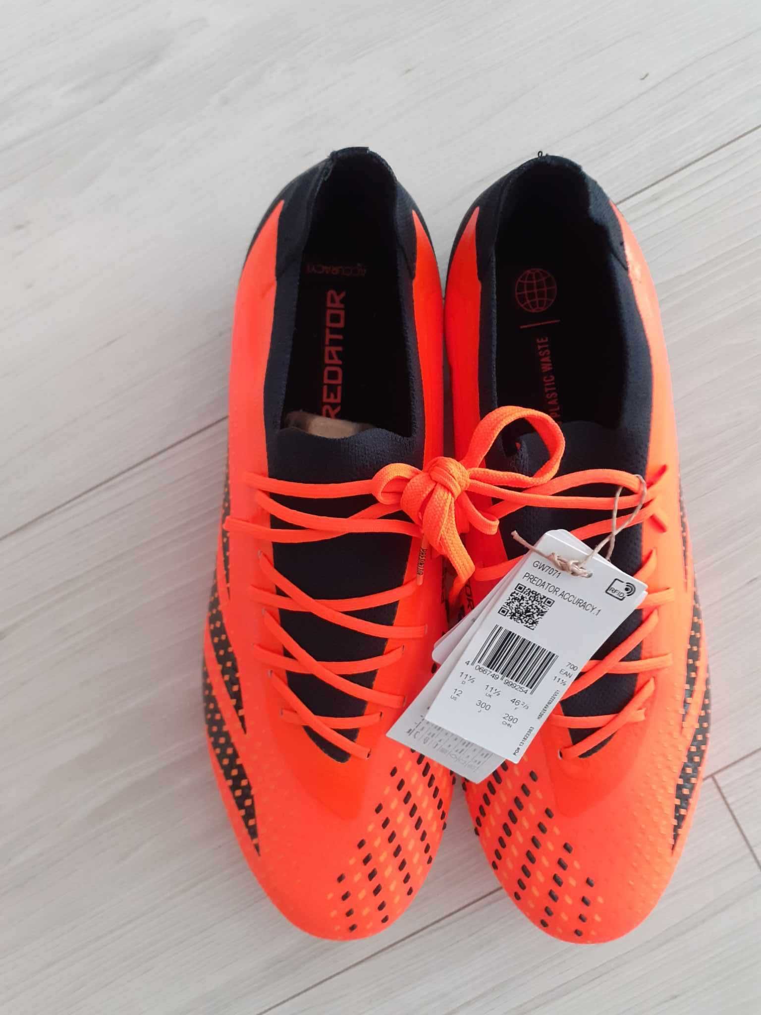 Profesjonalne buty korki adidas PREDATOR ACCURACY.1 L AG r. 46 2/3