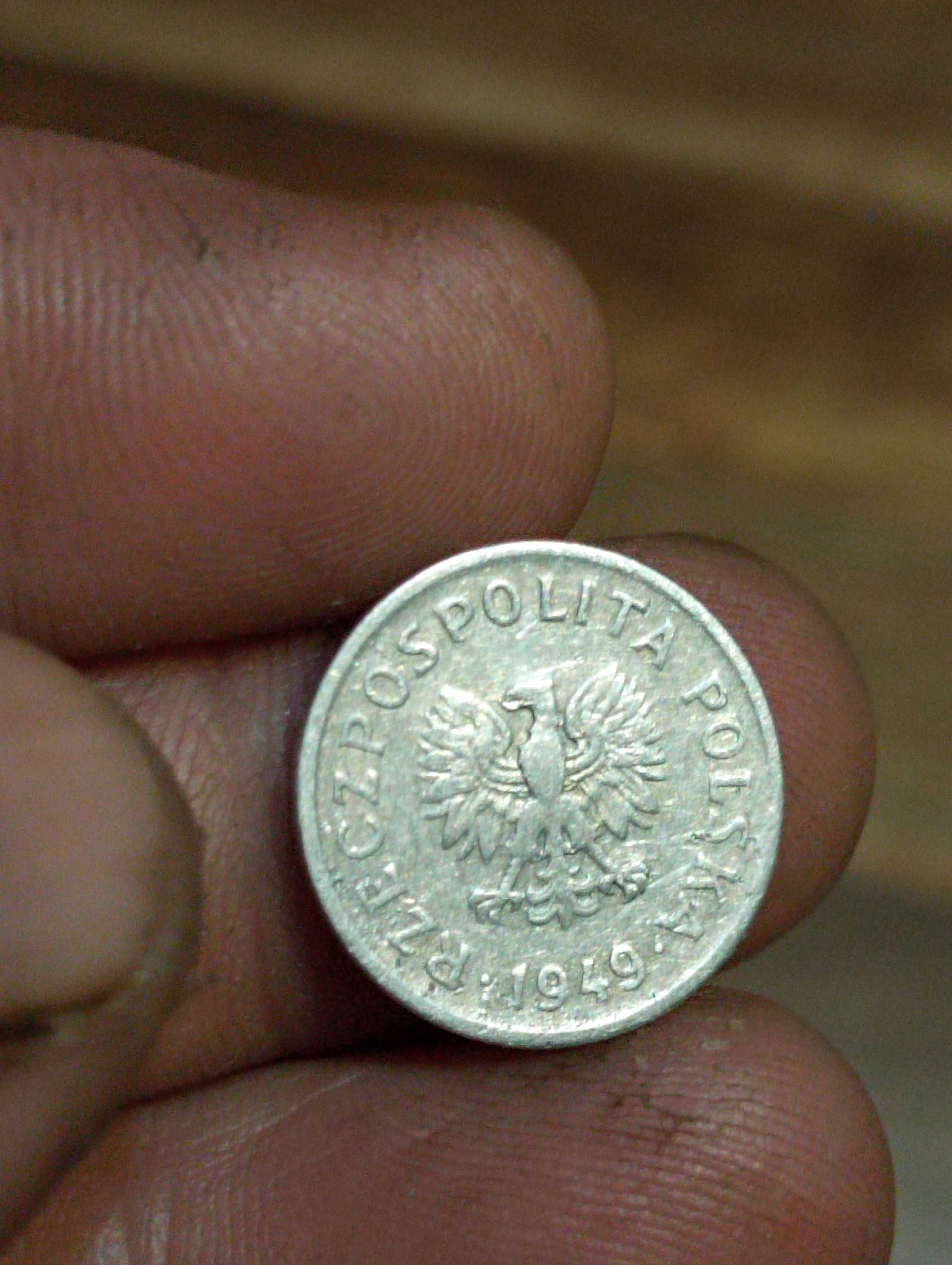 Moneta 10 groszy 1949 rok bzm