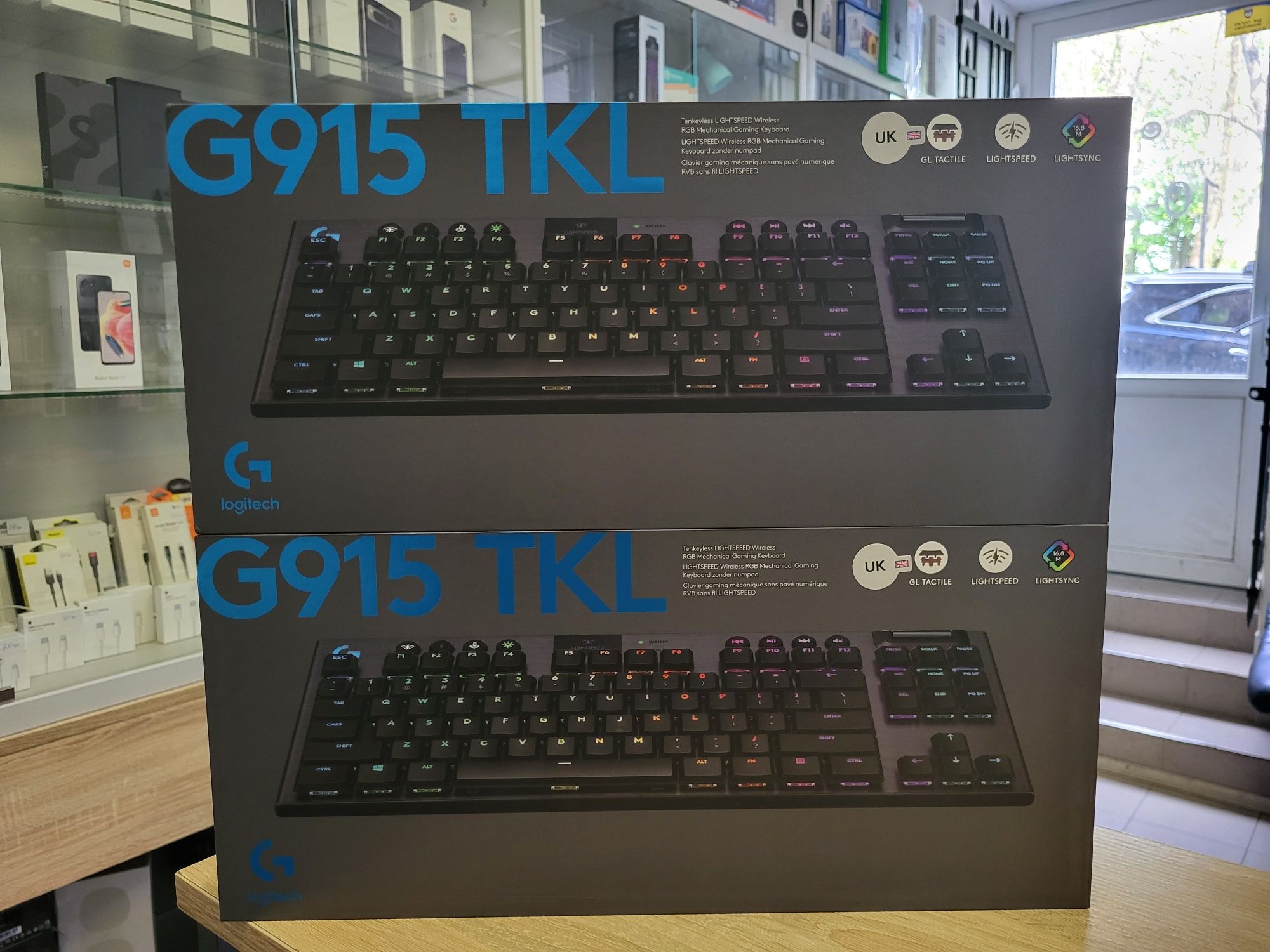 Механічна клавіатура Logitech G915 TKL Tactile (920-009501) Нові!