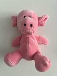 Różowa świnka maskotka wysokość 16cm.