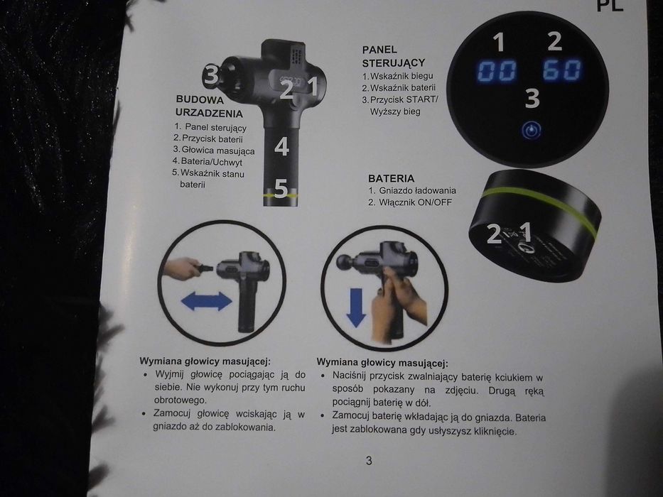 Masażer Pistolet do masażu mięśni