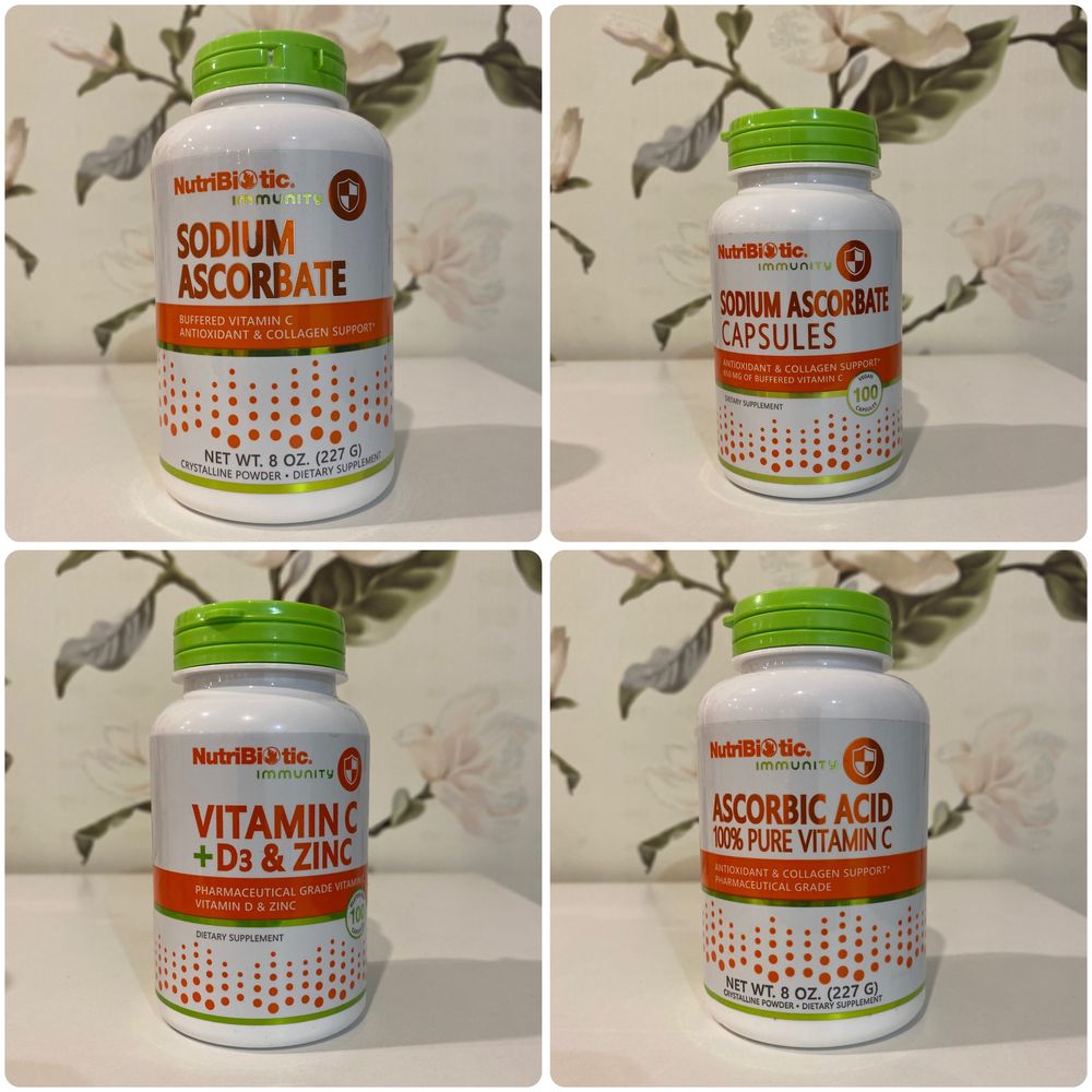 Nutribiotic Sodium ascorbate витамин С в наличии