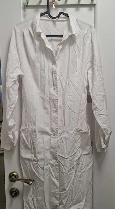 Халат для лабораторних робіт медичний білий бязь