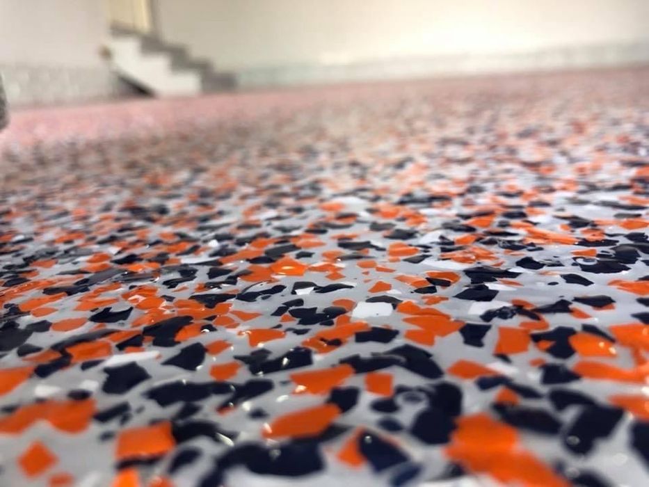 Posadzka żywiczna, garaże