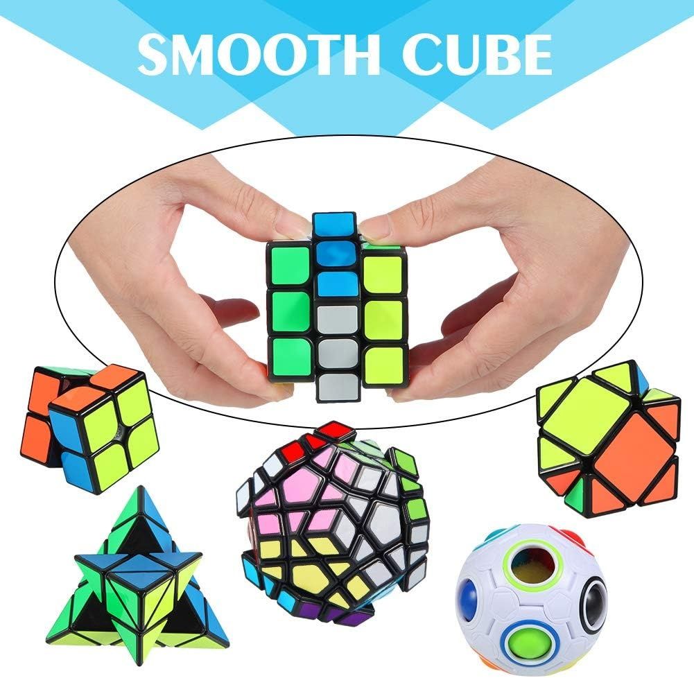 Zestaw Speed Cube zestaw 6 sztuk magicznych kostek Rubika