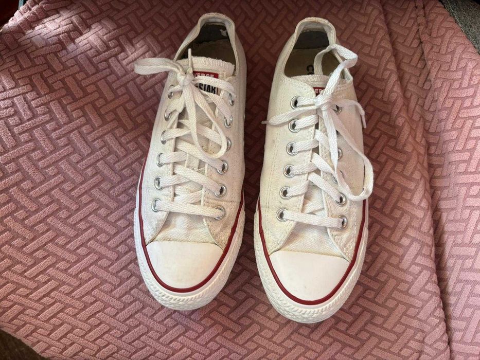 Converse All Star Brancos Curtos, Chuck Taylor