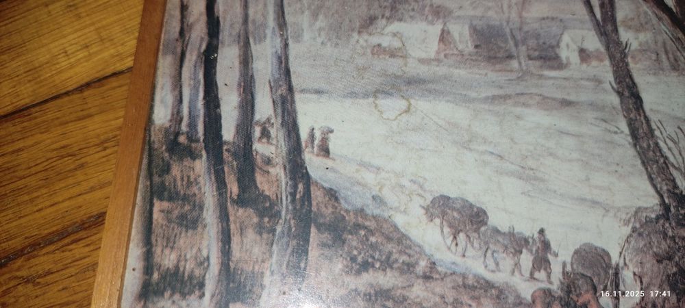 Joos de Momper krajobraz zimowy deska