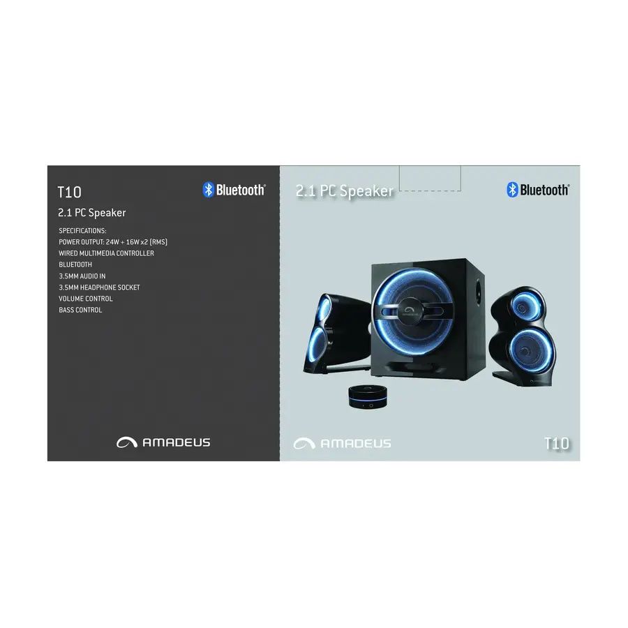 Колонки Amadeus 2.1 з підключенням по Bluetooth