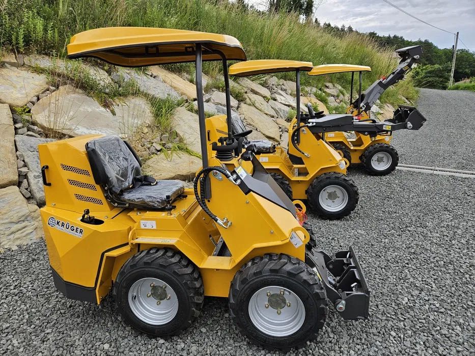 MINI ŁADOWARKA KRÜGER XKL 480Z 950 kg, AŻ 28 funkcji KOOP , B&S