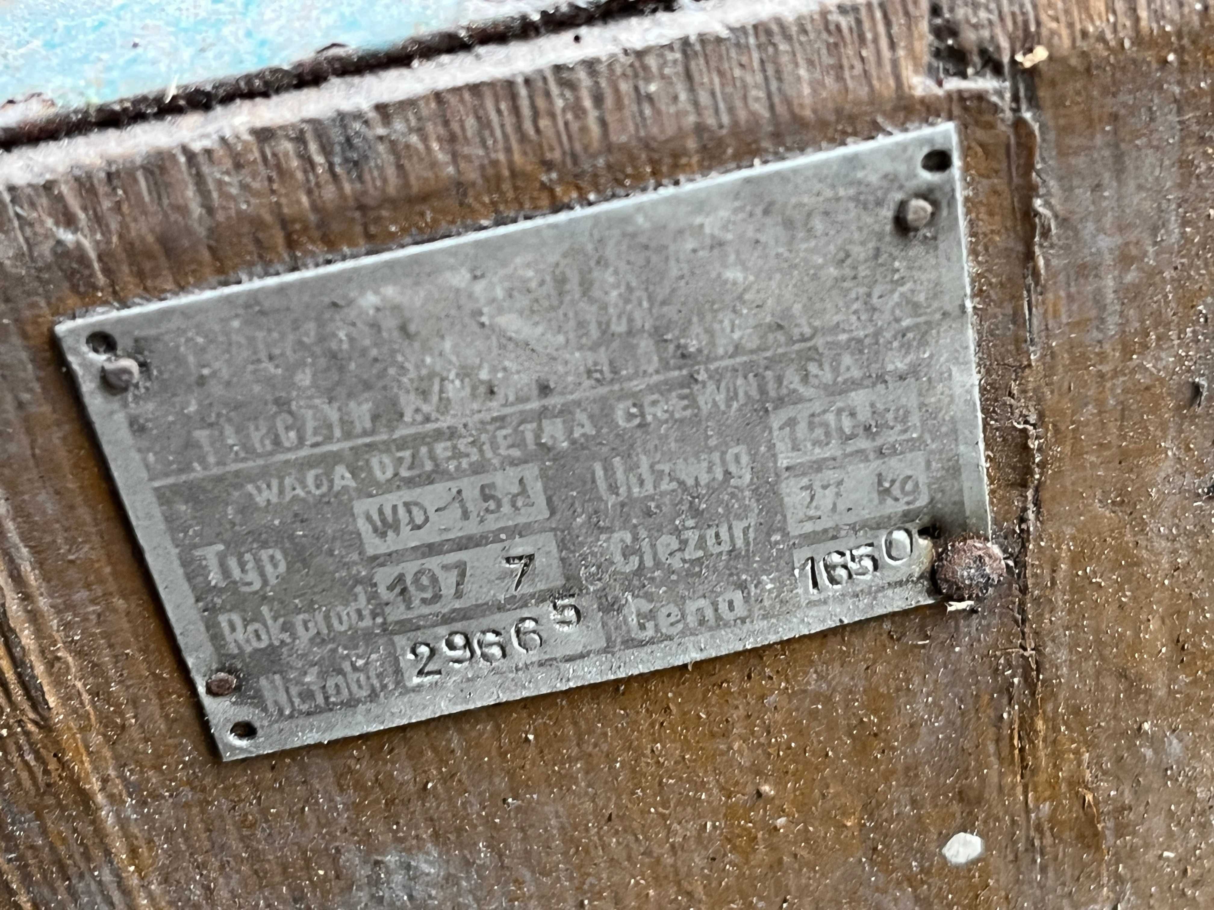 Waga gospodarcza, szalkowa, 150kg. Zabytkowa.