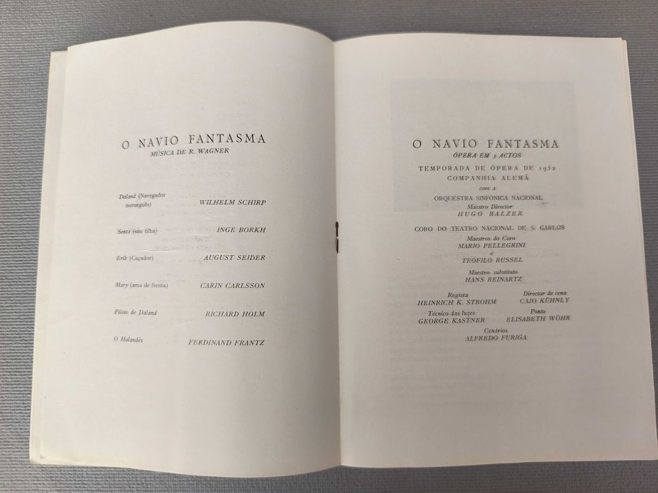 O NAVIO FANTASMA – Ricardo Wagner  

Ópera S. Carlos