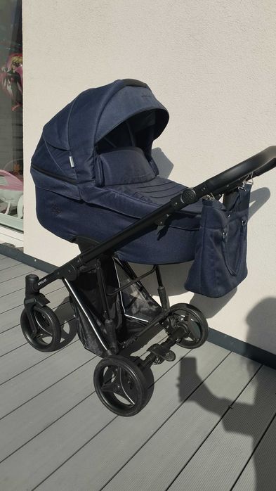 Wózek 2w1 Bebetto Nitello granatowy