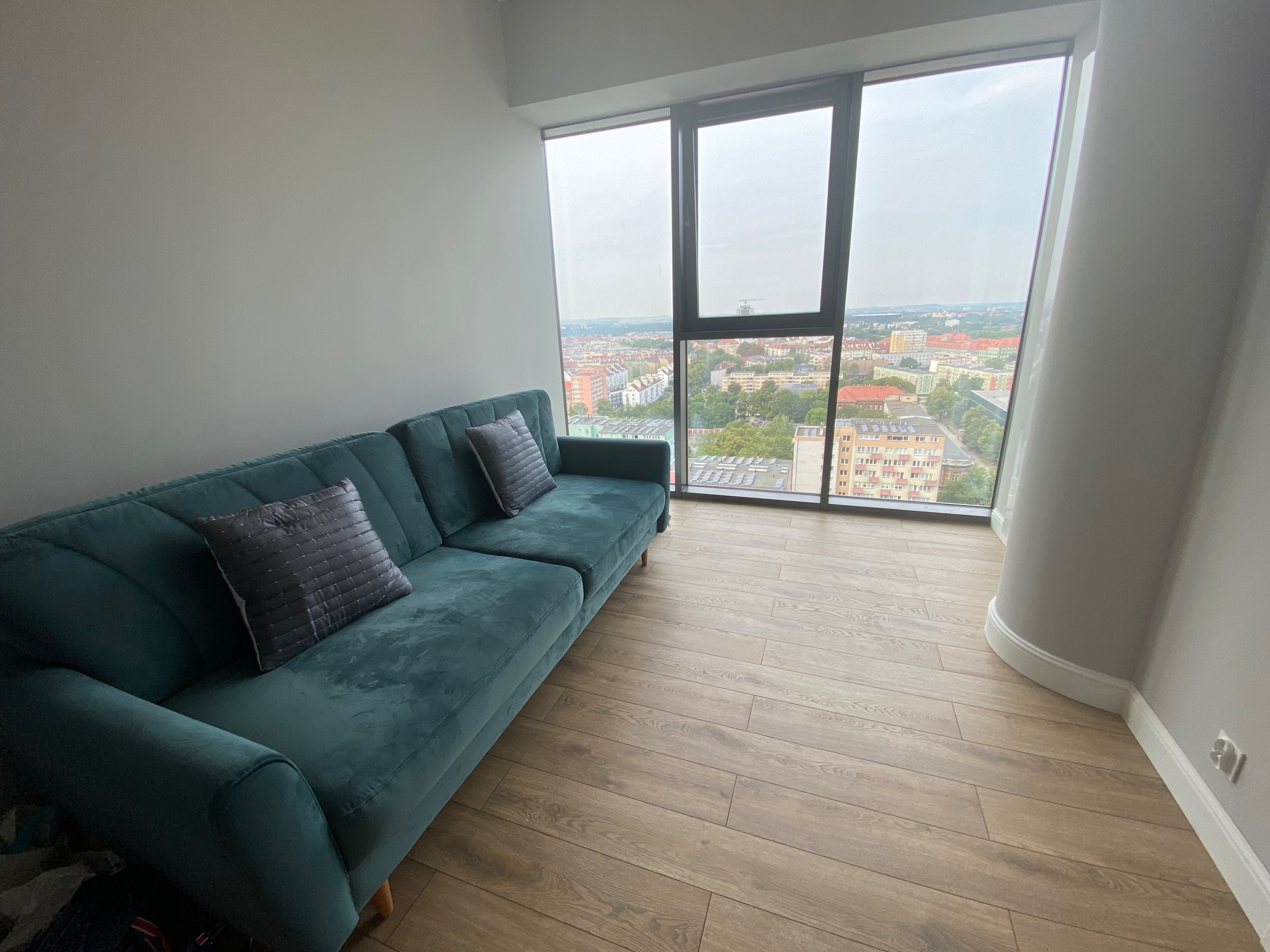 Szczecin Hanza Tower apartament 18 piętro widok basen sauna jacuzzi!!!