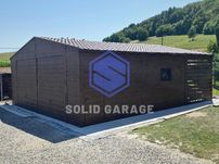 Garaż blaszany 13x8m do ogrodu garaz hala magazyn wiata dowolny wymiar