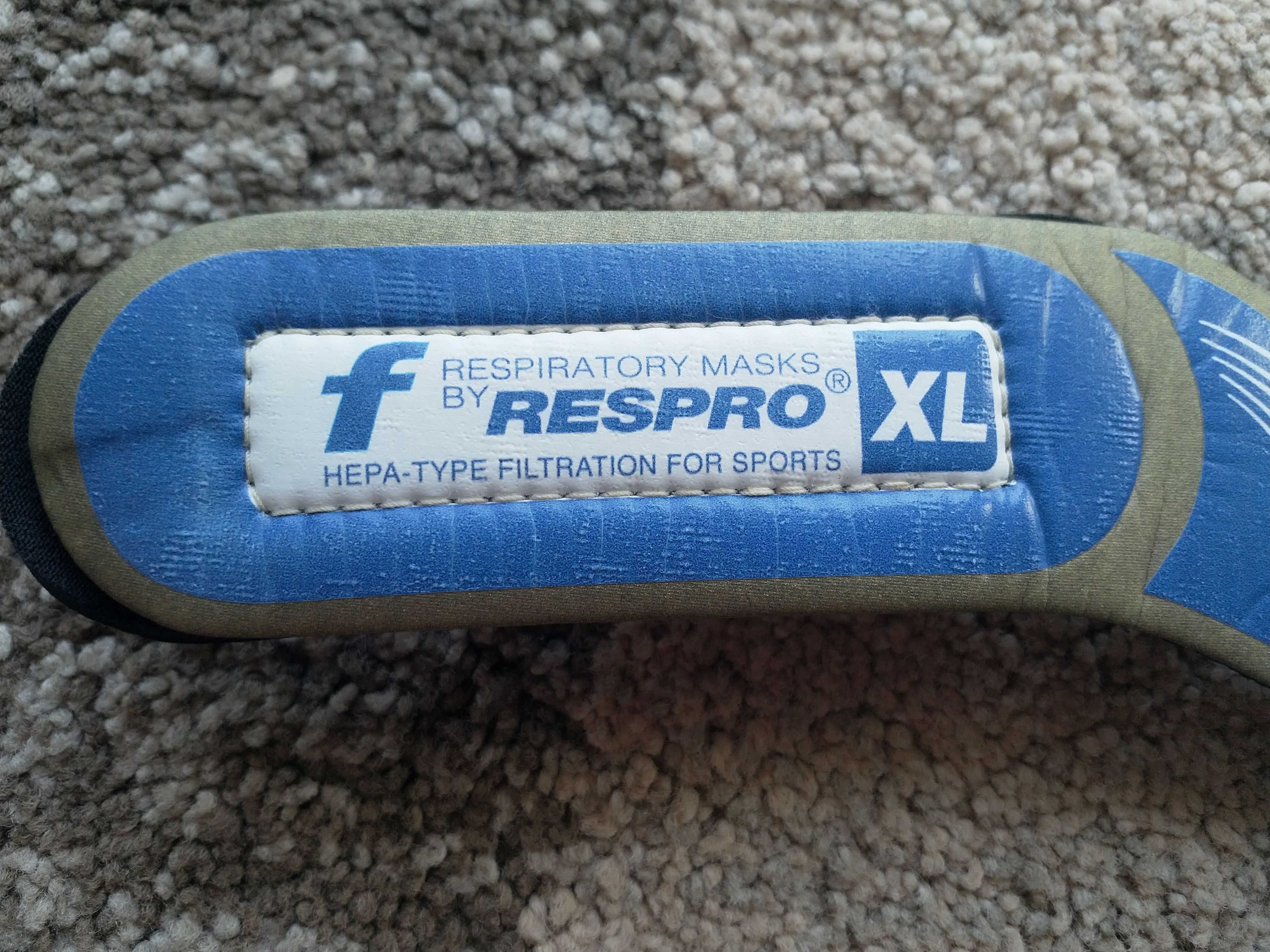 Respro Maska antysmogowa Cinqro Gold HEPA XL sport