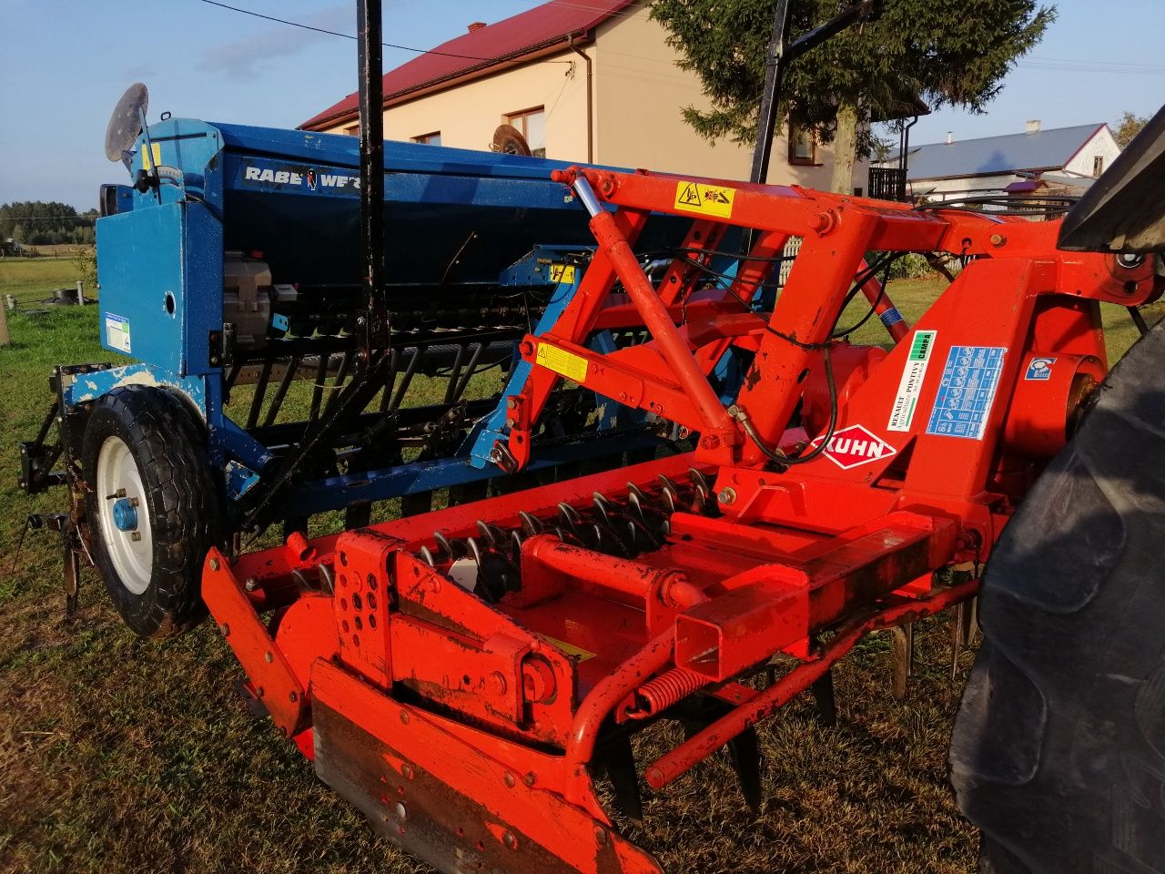 Kuhn rabę werk agregat siewnik uprawowy aktywny