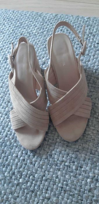 Eleganckie zamszowe buty, 38