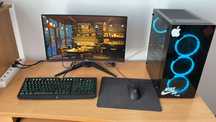 Setup Gaming - Com várias acessórios