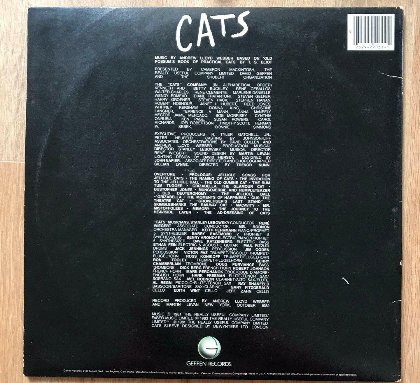 Andrew Lloyd Webber. - Album CATS - duplo LP