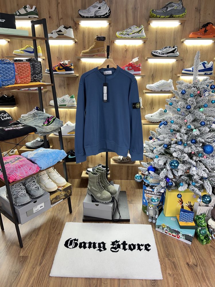 Світшот Stone Island Logo Patch Blue