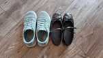 Skorzane baleriny Lasocki i sneakersy Skechers roz. 36