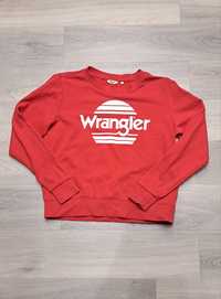 Czerwona bluza Wrangler XS mała crew neck