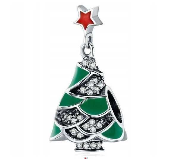 Charms do Pandora Świąteczna Choinka z gwiazdą srebro 925