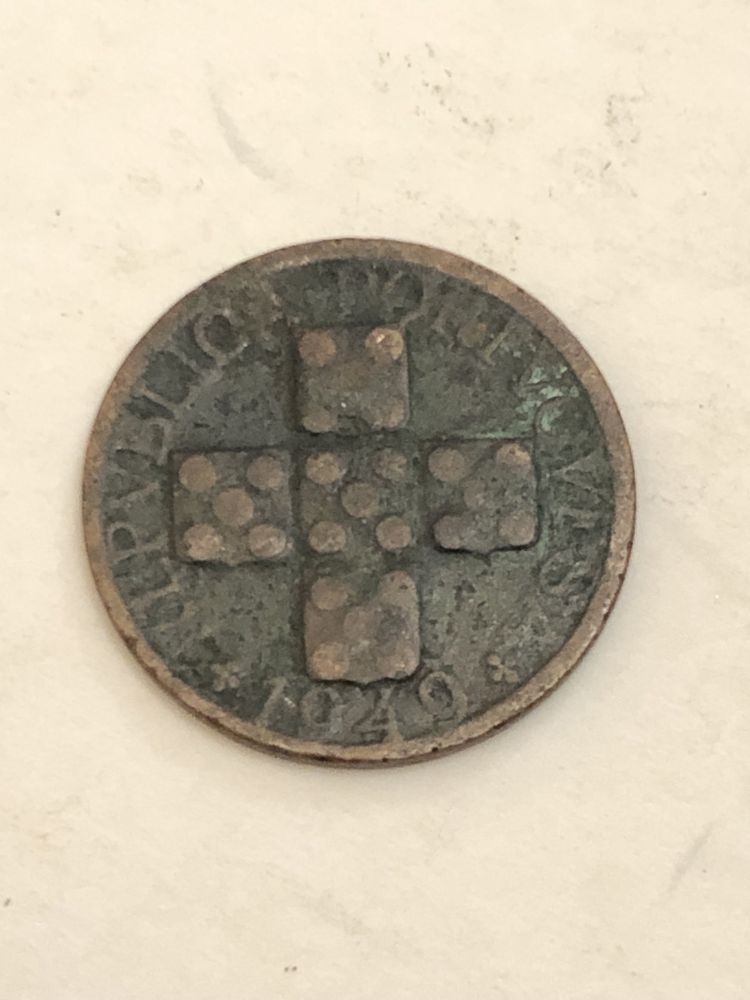 Moeda XX Centavos 1949 Bronze