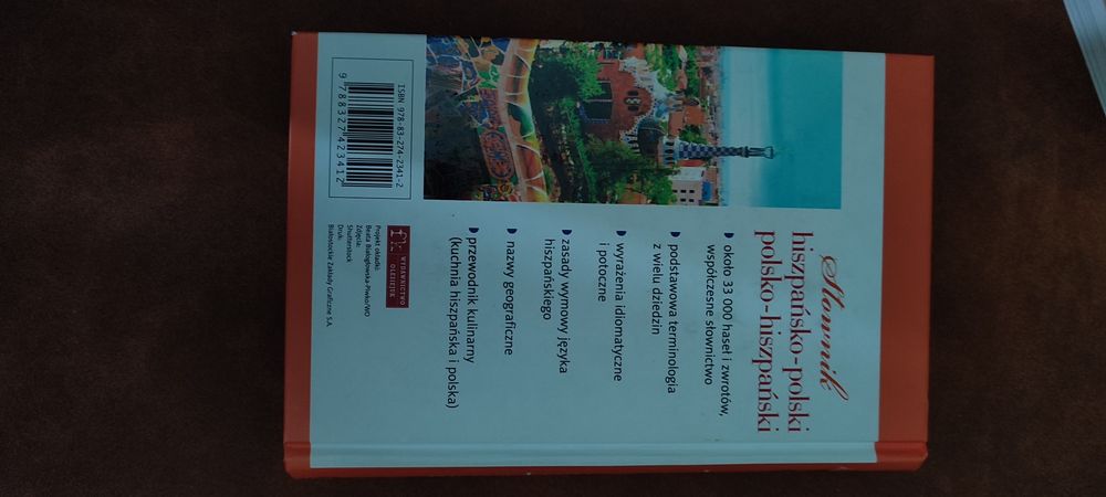 Książka hiszpański słownik