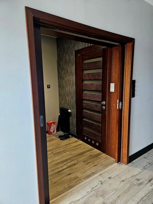 Drzwi wewnętrzne drewniane 3 sztuki