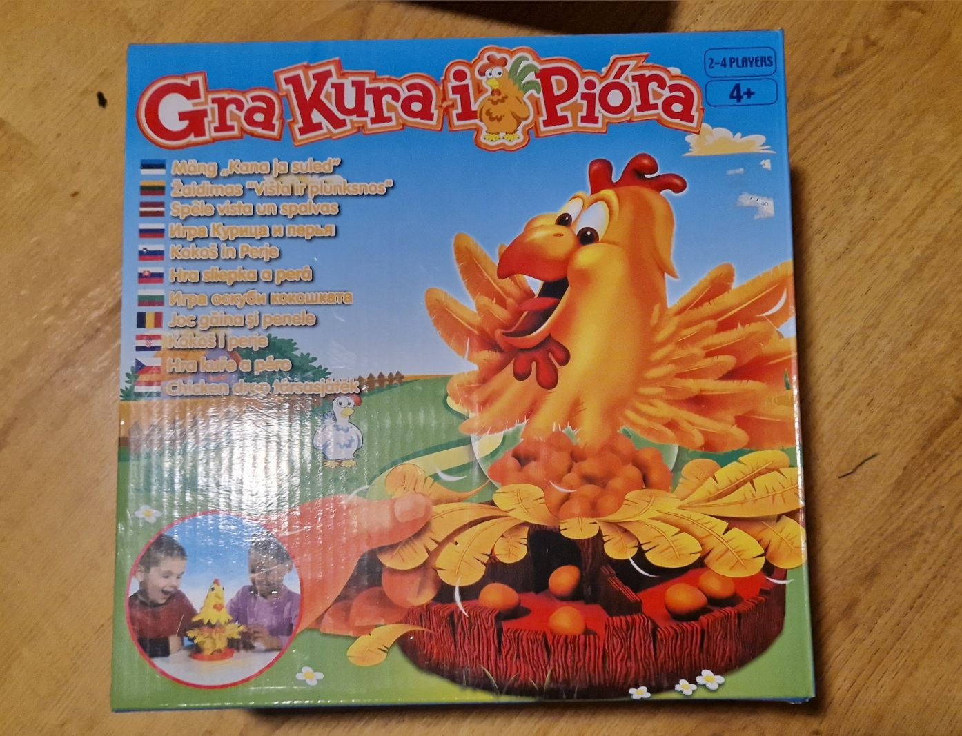 Gra Kura i Pióra – zabawna gra rodzinna dla dzieci 4+