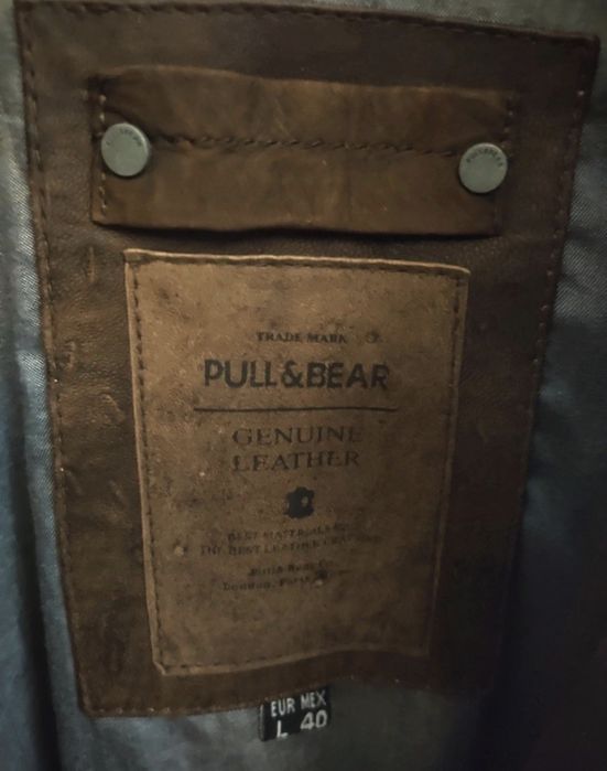 Casaco Pele Genuína Pull & Bear