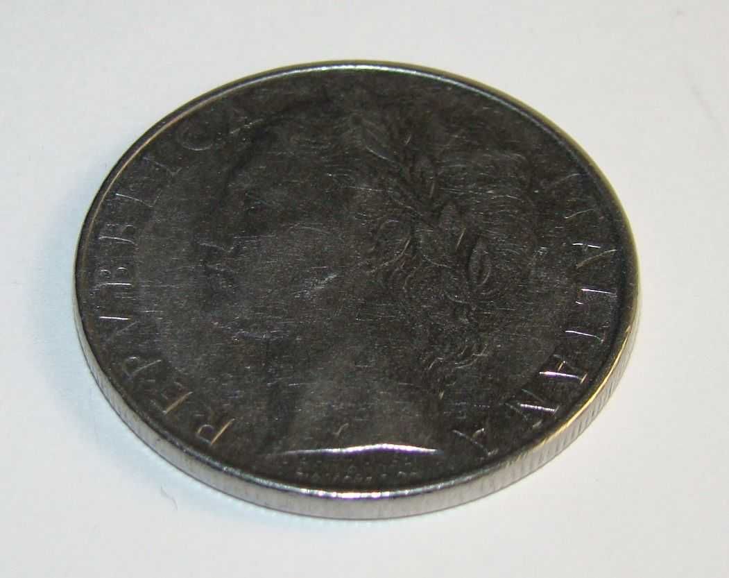 moneta 100 lirów 1976 rok Włochy