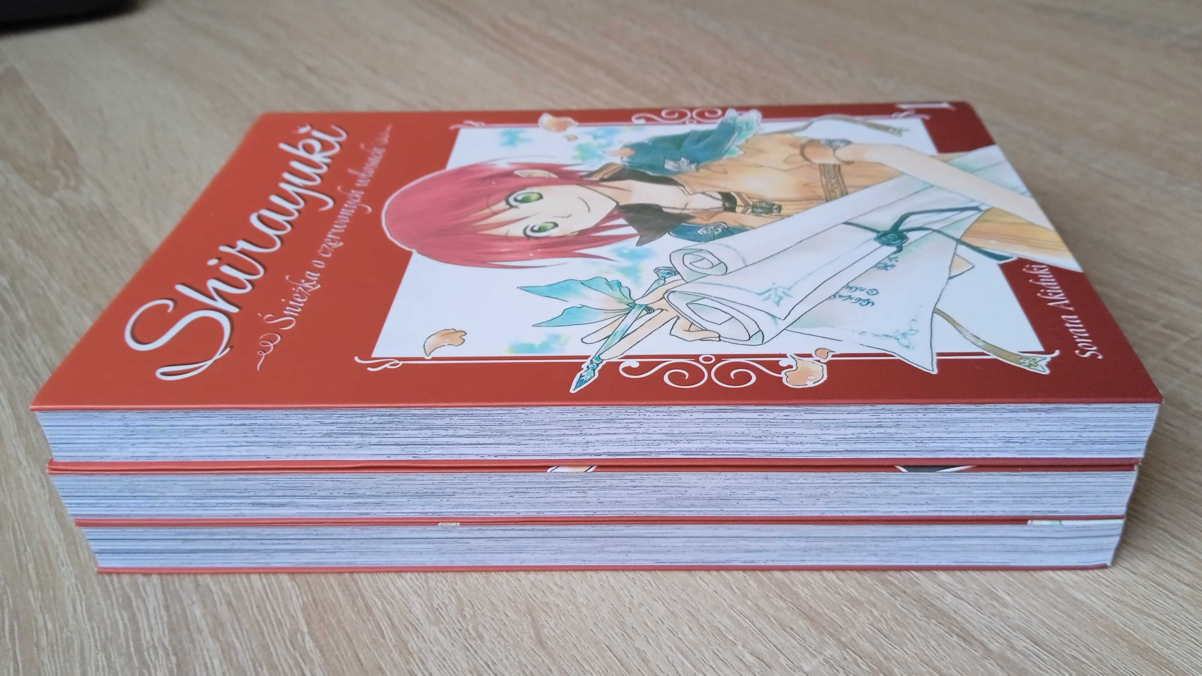 Manga Shirayuki: Śnieżka o czerwonych włosach - tomy 1-3