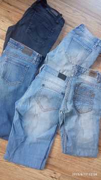 Spodnie jeansowe damskie komplet