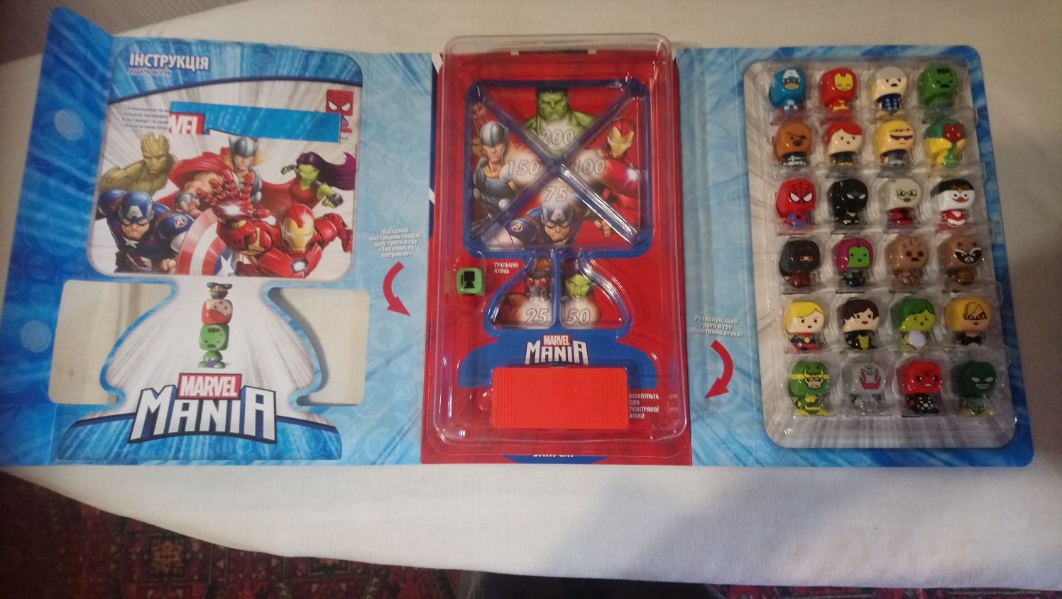 Marvel Mania игра настольная