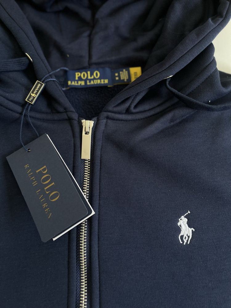 Casaco com fecho azul Polo Ralph Lauren com Fatura