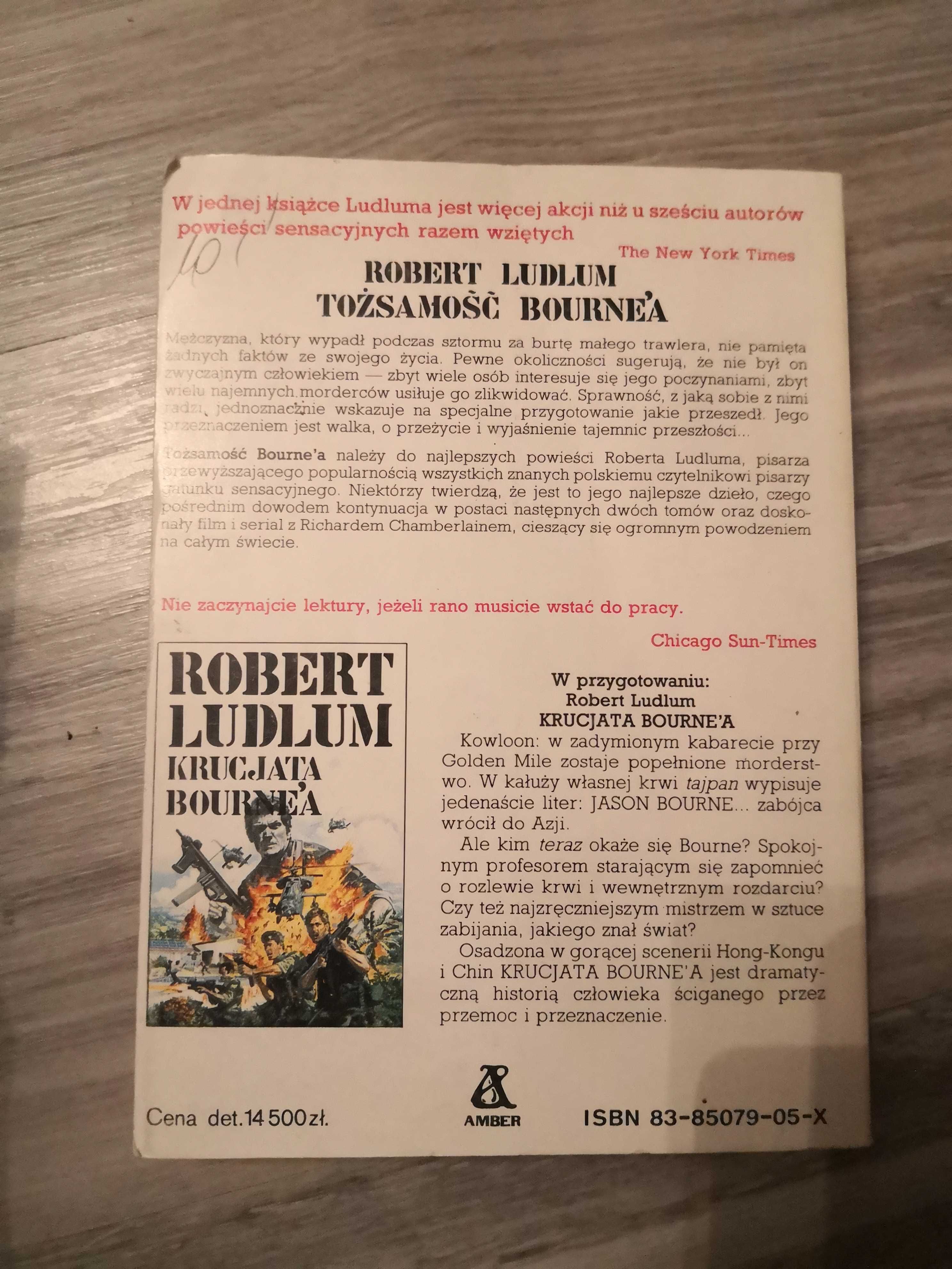 Tożsamość Bourne'a Robert Ludlum