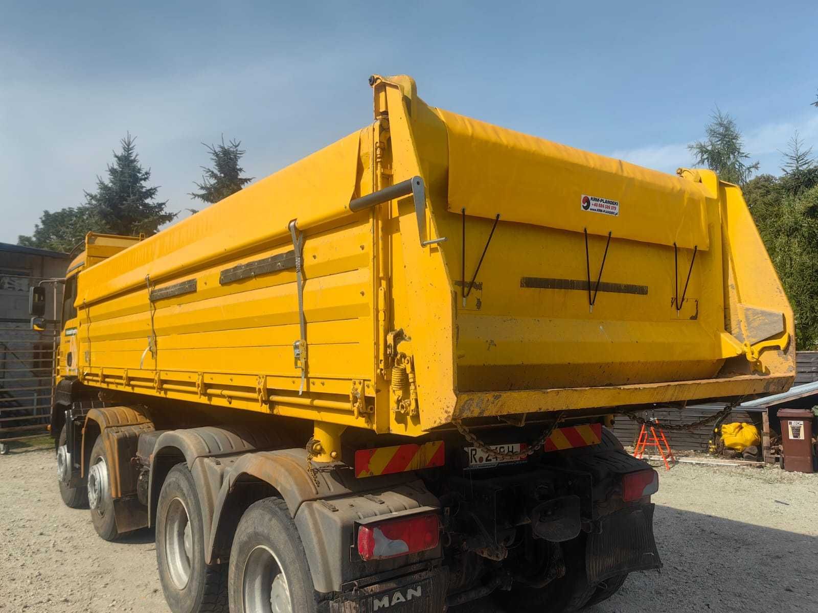 Plandeka plandeki na wywrotki gramatura 900g/m2