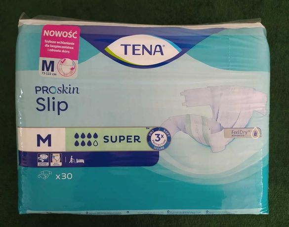 TENA SLIP ProSkin Super M, 30 szt - pieluchomajtki