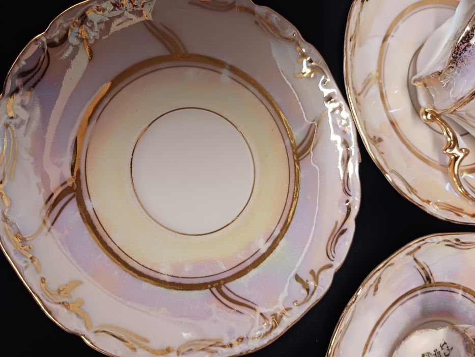 Carl Tielsch serwis kawowy opalizujacy